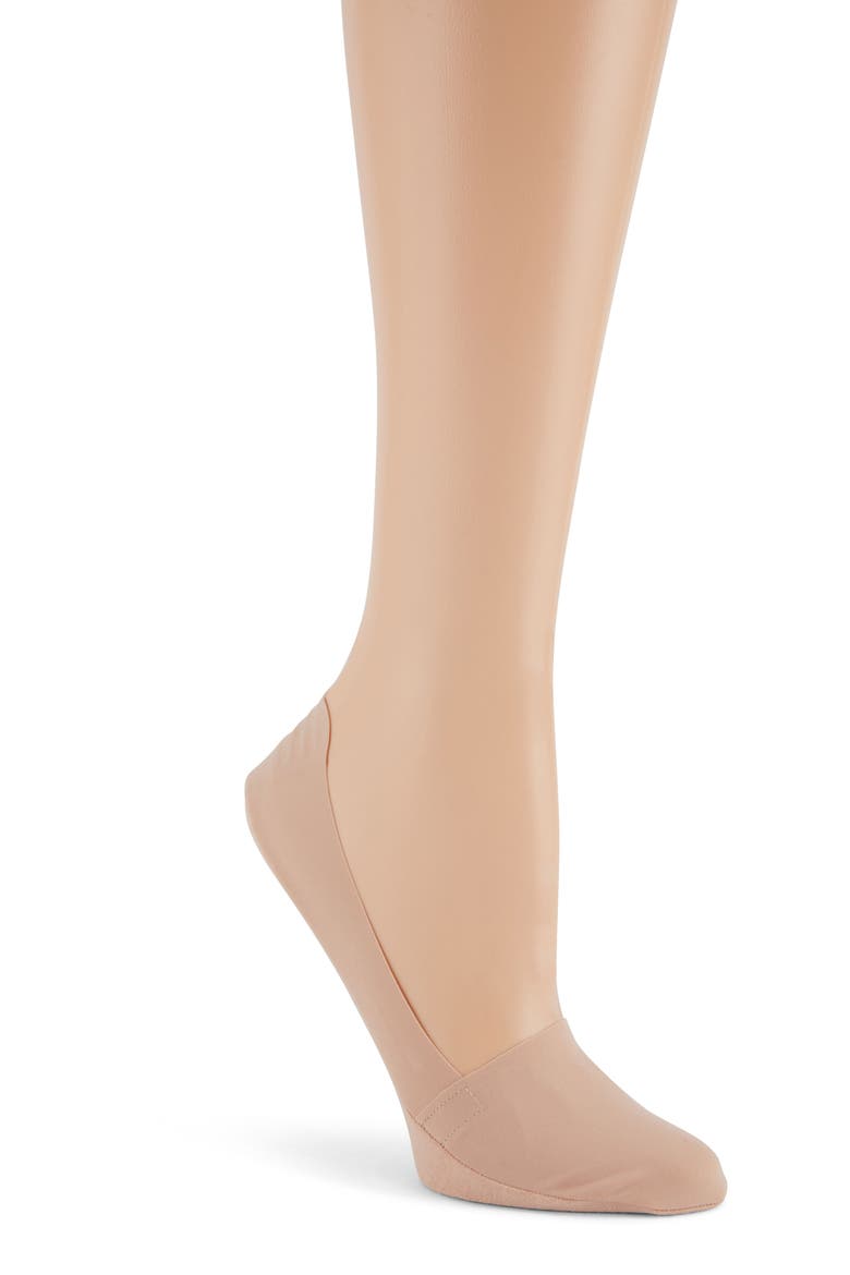 7-Pack Solid Jersey Liner Socks, Alternate, color, TAN