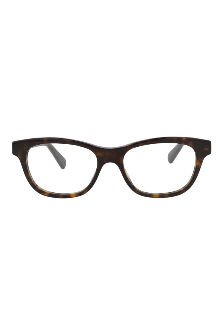 51mm Rectangle Optical Glasses, Main, color, HAVANA HAVANA TRANSPARENT
