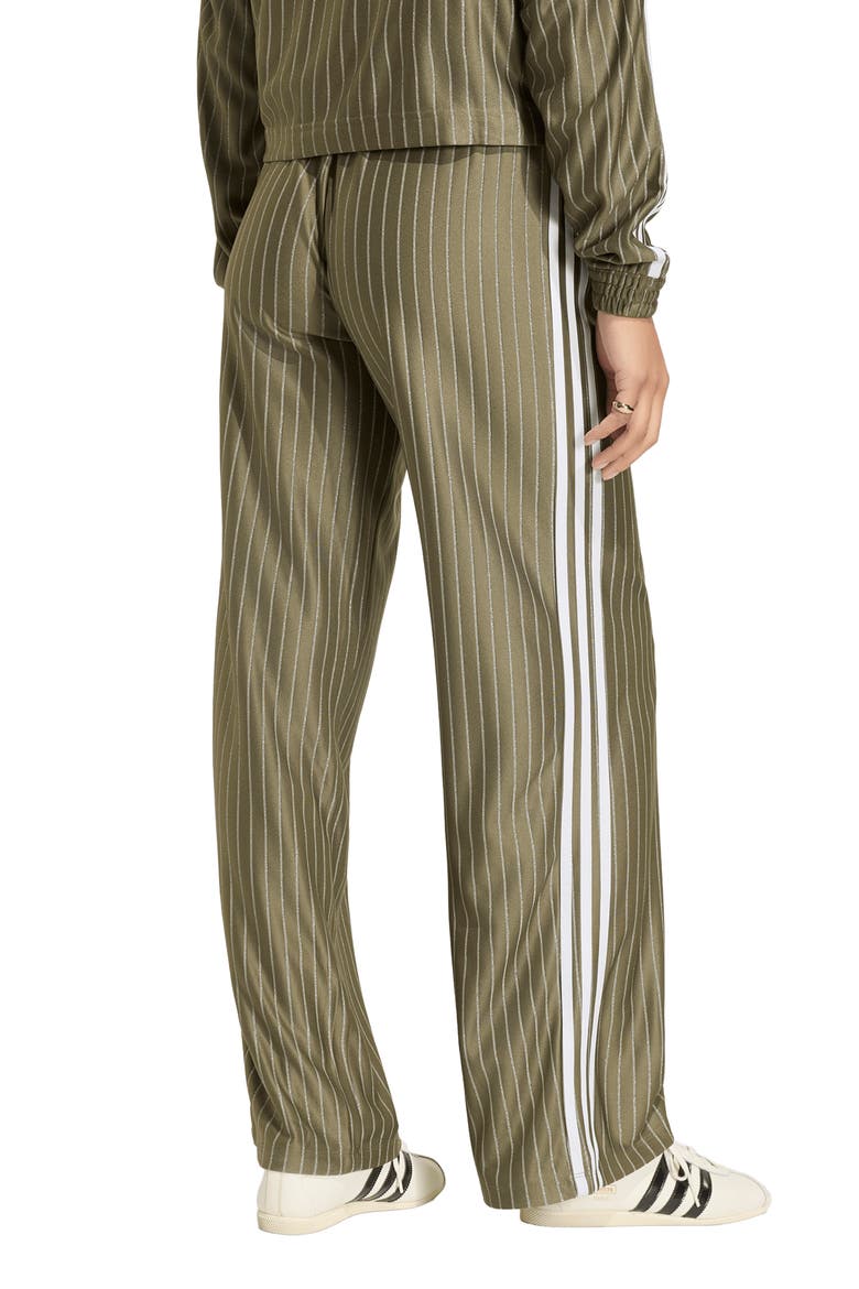 Pinstripe Wide Leg Track Pants, Alternate, color, BRANCH