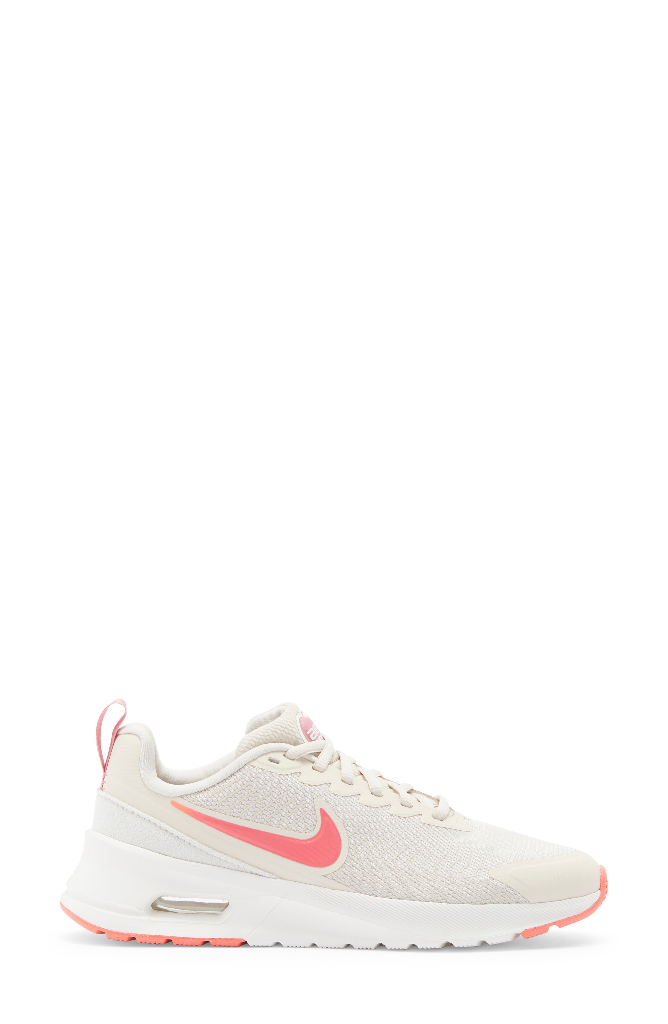 Air Max Nuaxis Sneaker, Alternate, color, BROWN/ HOT LAVA/ PEONY/ SAIL