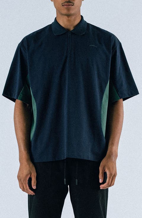 Assistant Jersey Quarter Zip Polo