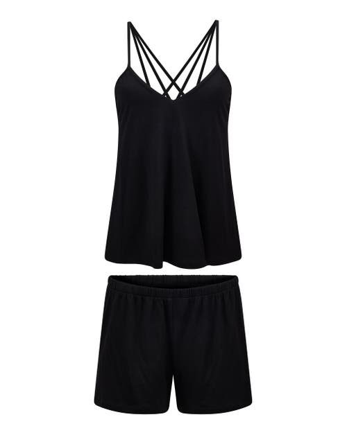 Adore Me Theresa Pajama Set In Black