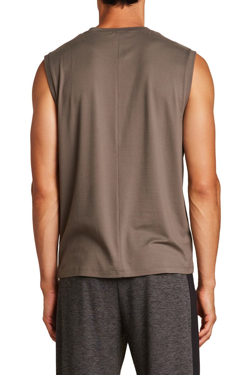 Barefoot Dreams<sup>®</sup> Malibu Collection<sup>®</sup> Butterchic Muscle T-Shirt, Alternate, color, Olive Branch