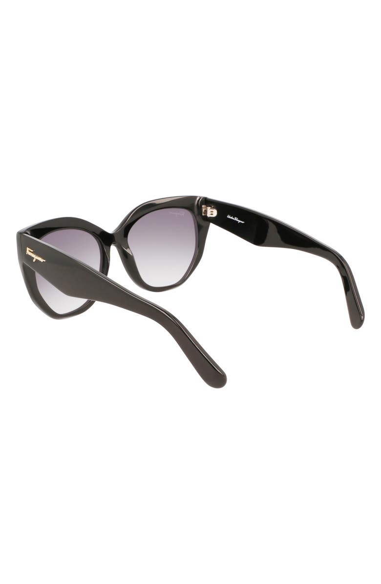 FERRAGAMO 56mm Gradient Cat Eye Sunglasses, Alternate, color,