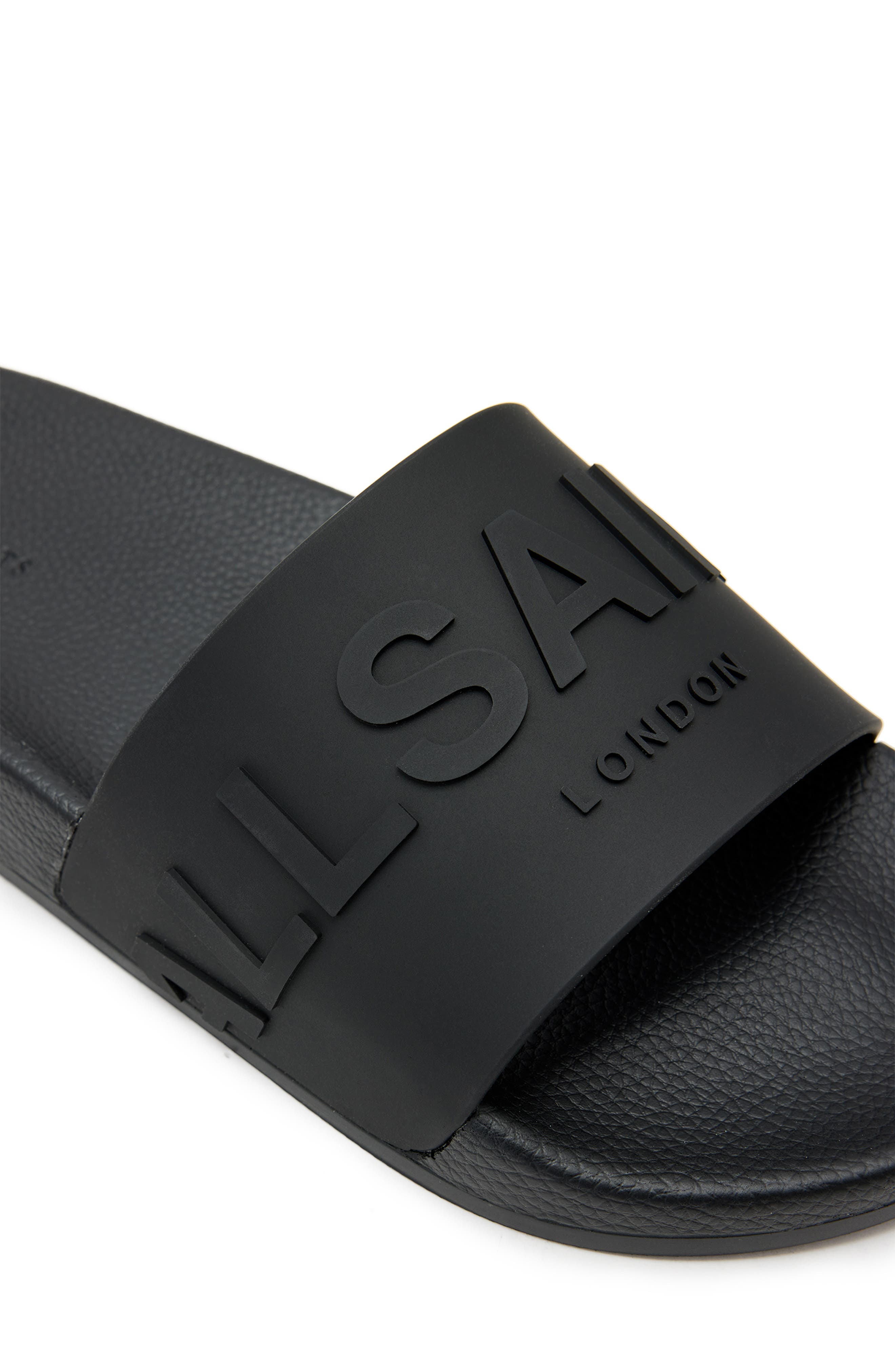 AllSaints Biggy Slide Sandal, Alternate, color, 