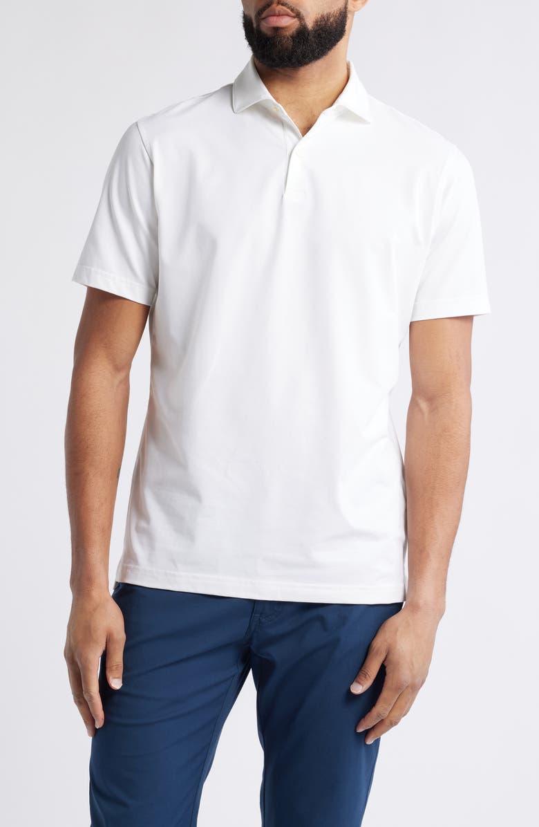 Peter Millar Crown Crafted Solid Performance Piqué Polo, Main, color, 