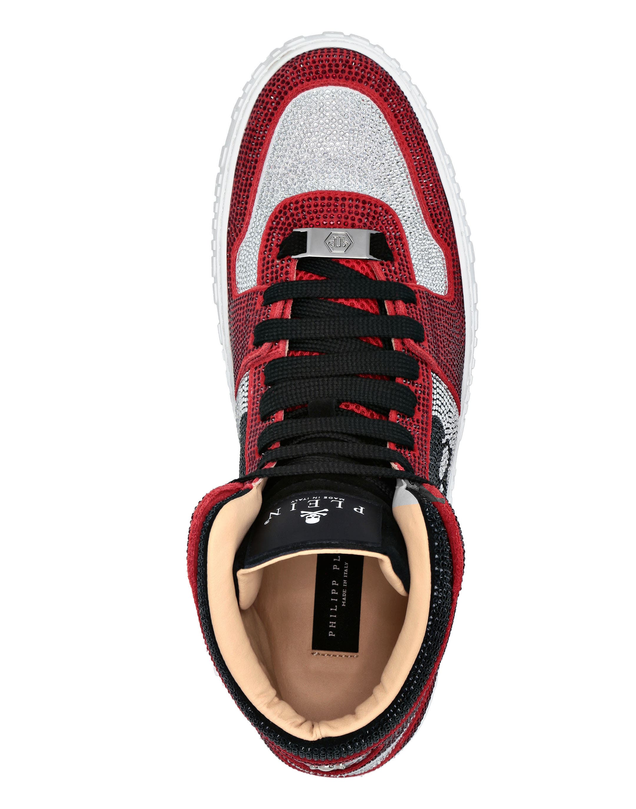 High-Top Sneakers Notorious Unisex, Alternate, color, Red/Crystal