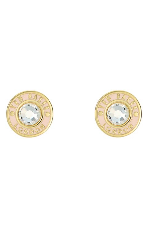 Cherelle Button Stud Earrings