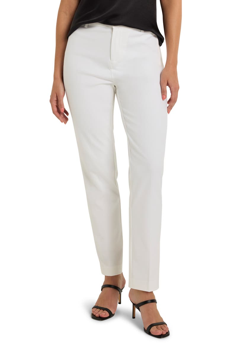 Copley Stretch Cotton Blend Pants, Main, color, PAPER WHITE