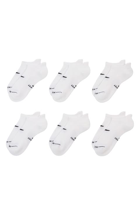 Assorted 6-Pack Dri-FIT Cushioned No-Show Socks