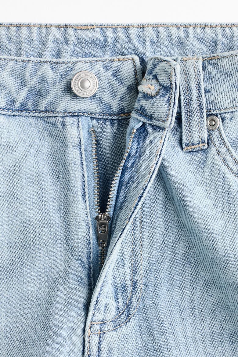 Wide-leg Regular Waist Jeans, Alternate, color, Light denim blue