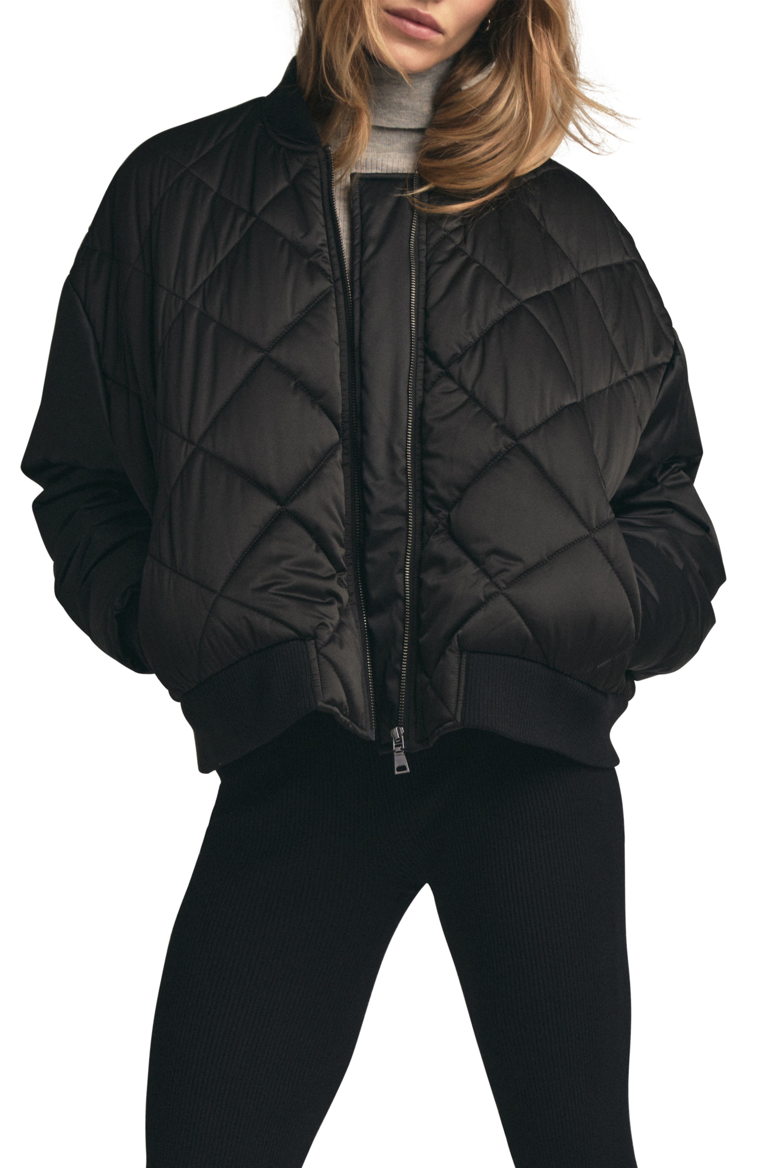 The Favorite Quilted Bomber Jacket