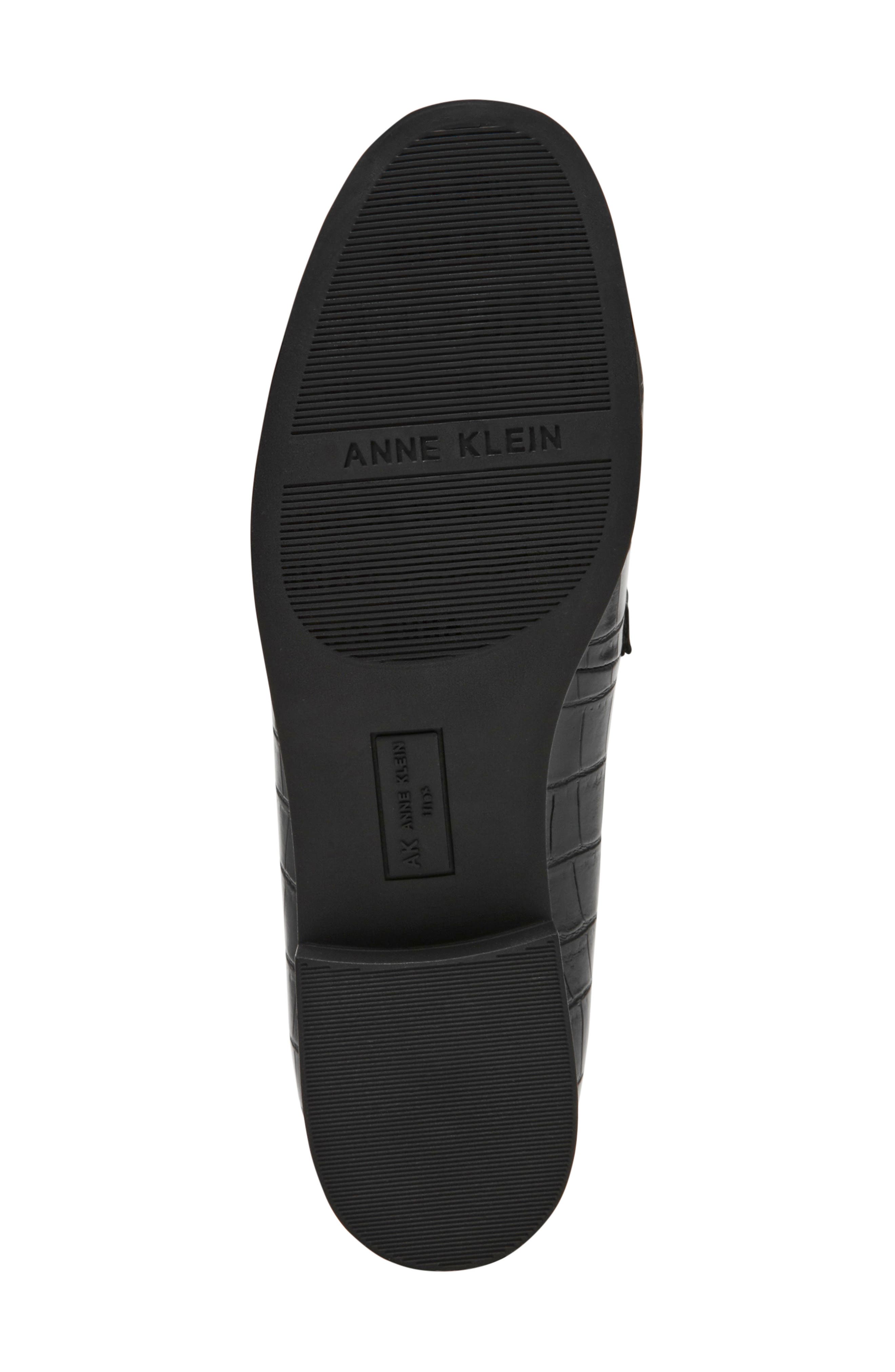 Anne Klein Holden Bit Loafer, Alternate, color, Black Croc Pu