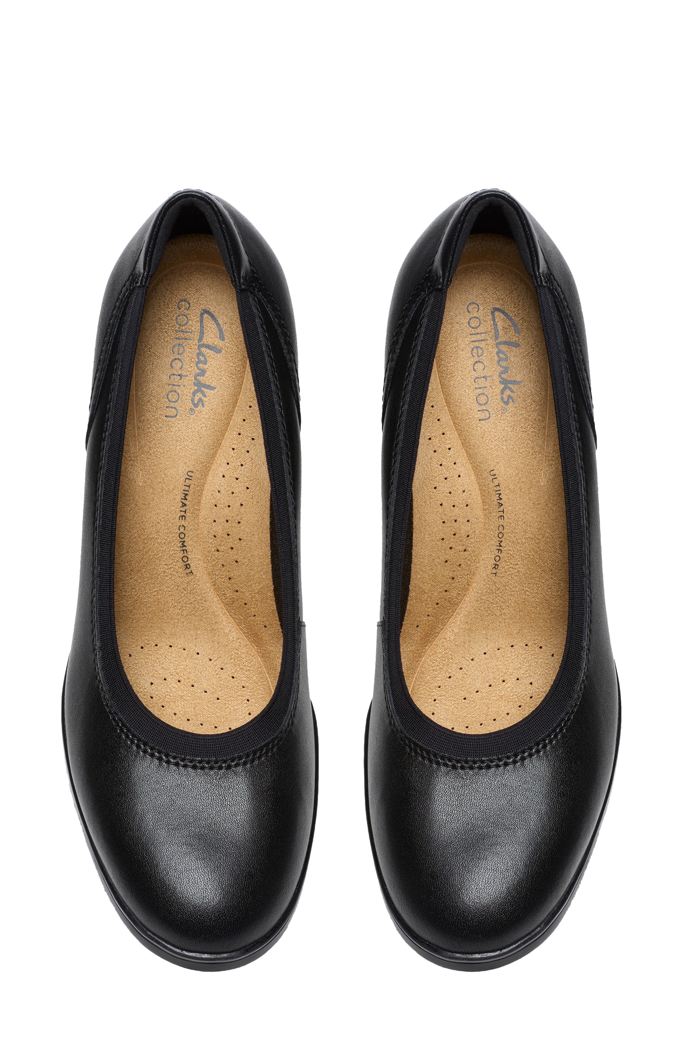 Emily2 Edyth Leather Pump, Alternate, color, BLACK LEATHER