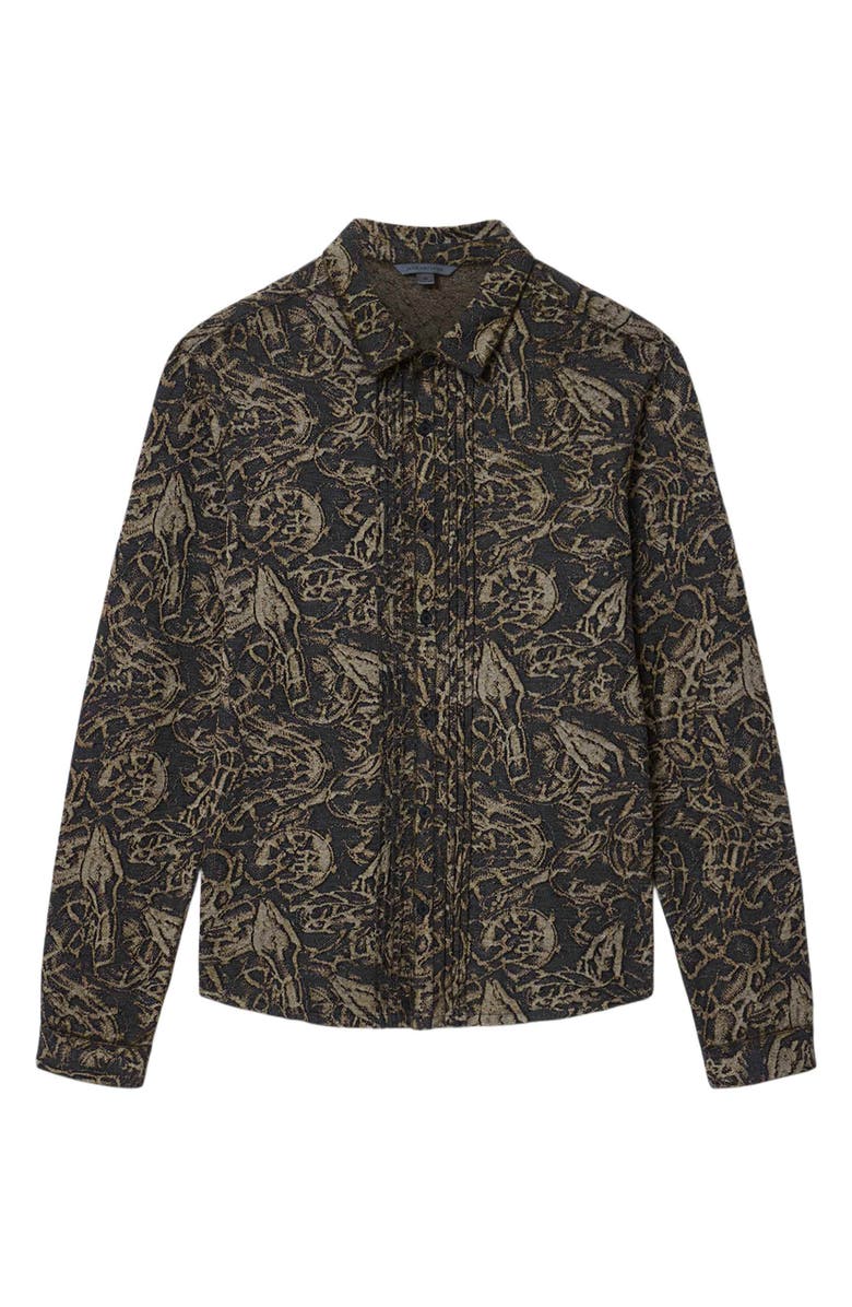 John Varvatos Lucian Jacquard Button-Up Shirt, Alternate, color, 