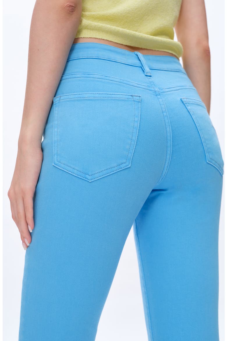 Straight Leg Jeans, Alternate, color, SEA BLUE