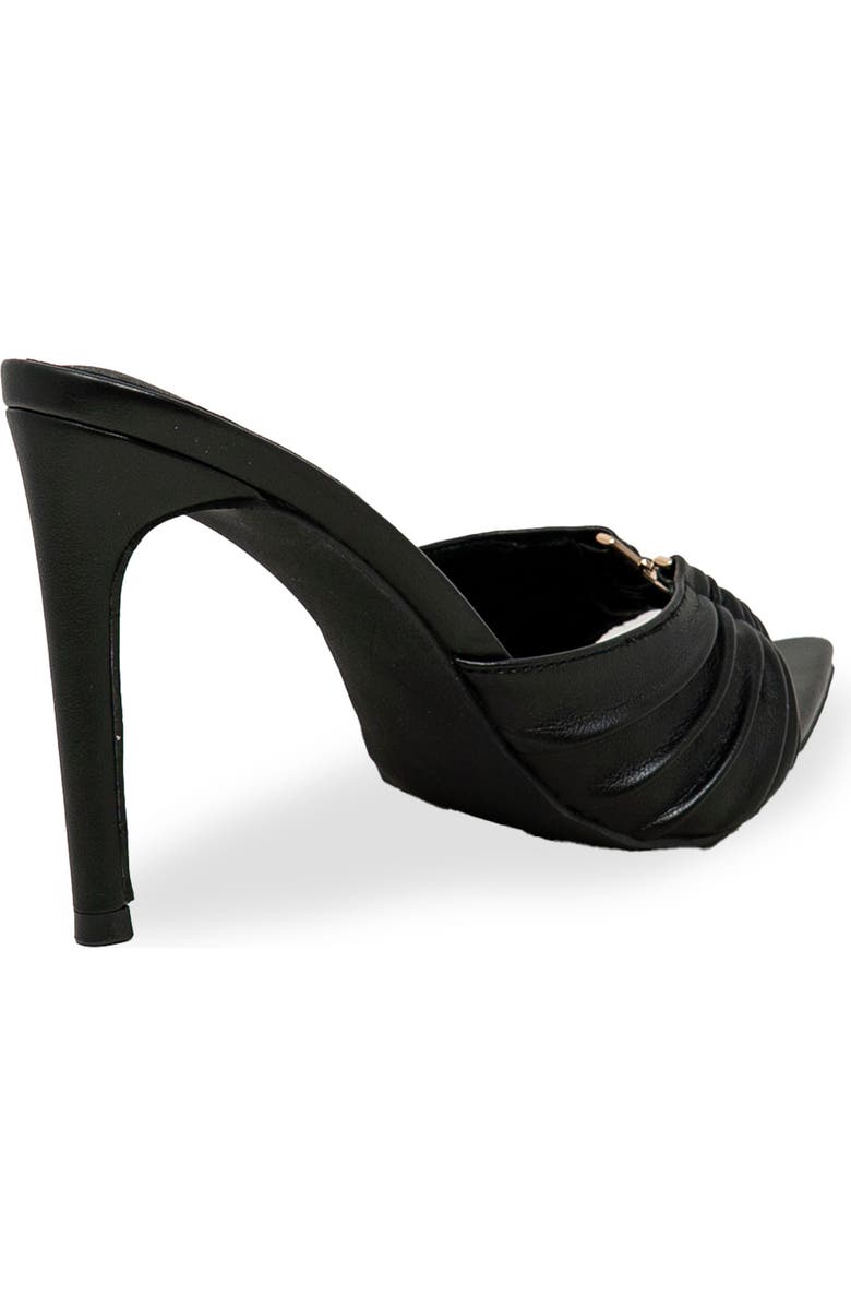 CHASE AND CHLOE Stiletto Mule Sandal, Alternate, color, Black