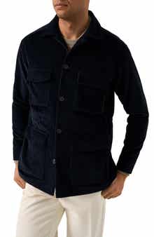 Eton Cotton Corduroy Button-Up Field Jacket