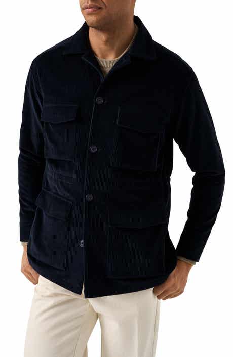 Eton Cotton Corduroy Button-Up Field Jacket