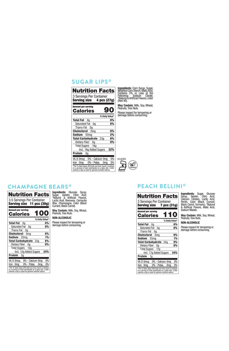 sugarfina 3-Piece Best Sellers Candy Cube Set, Alternate, color, 