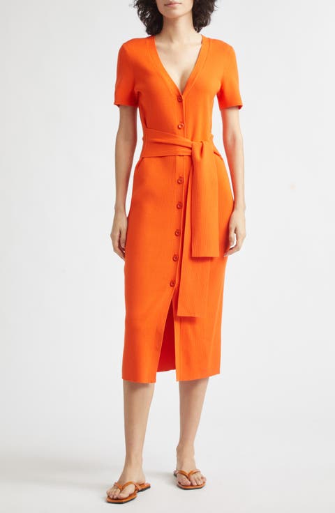 Agnes Tie Front Knit Dress