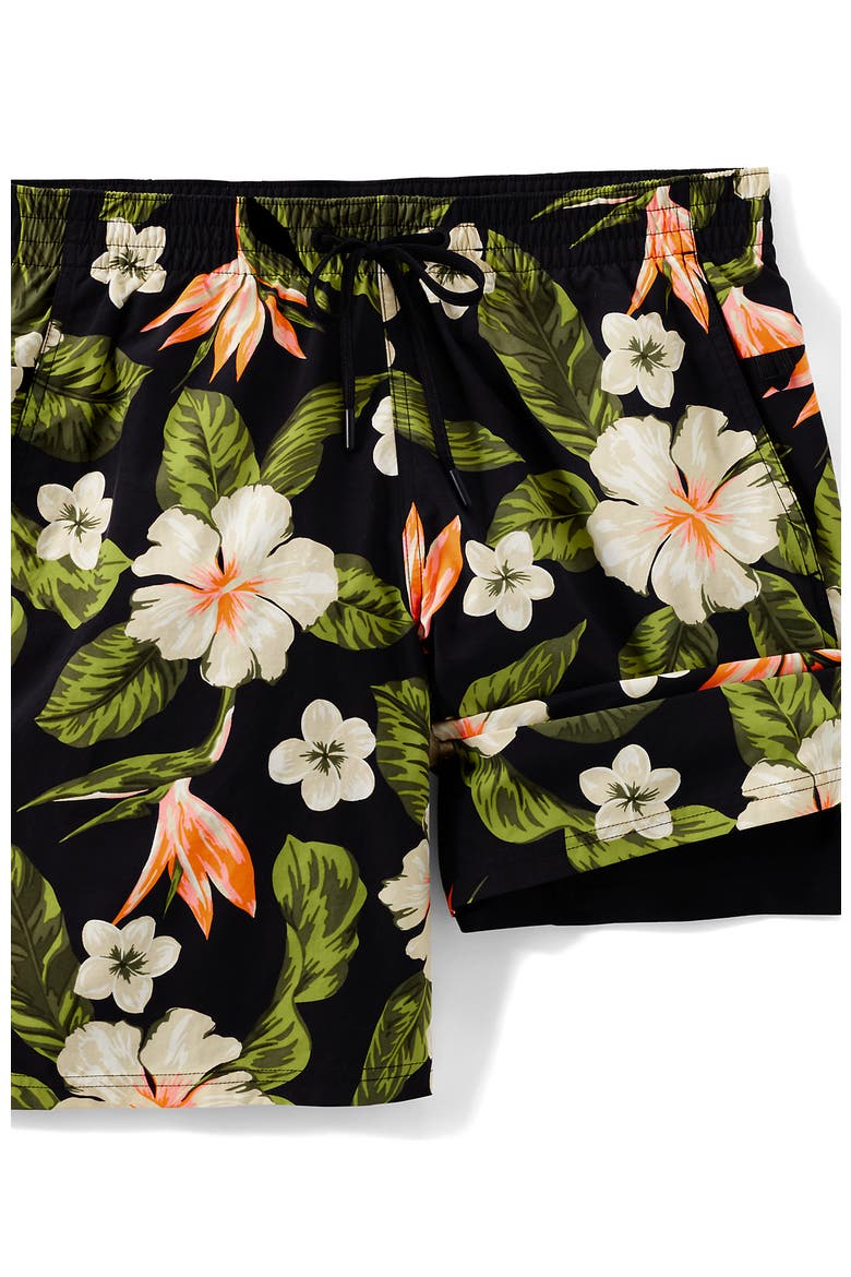 9" Volley Hydroliner Swim Trunks, Alternate, color, Hibiscus Floral/Black