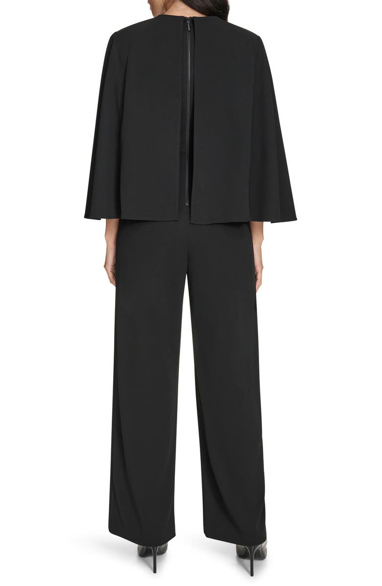 Calvin Klein Cape Jumpsuit, Alternate, color,