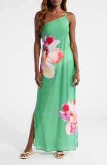 Hutch One-Shoulder Cover-Up Maxi Dress