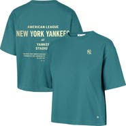 '47 Women's '47  Teal New York Yankees Contemporary Basics Leon City T-Shirt
