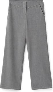 MANGO TEEN Studded Low Rise Pants