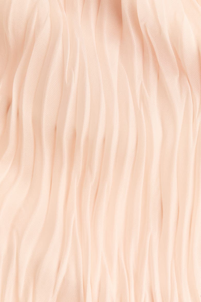 Plissé Handkerchief Skirt, Alternate, color, Light pink