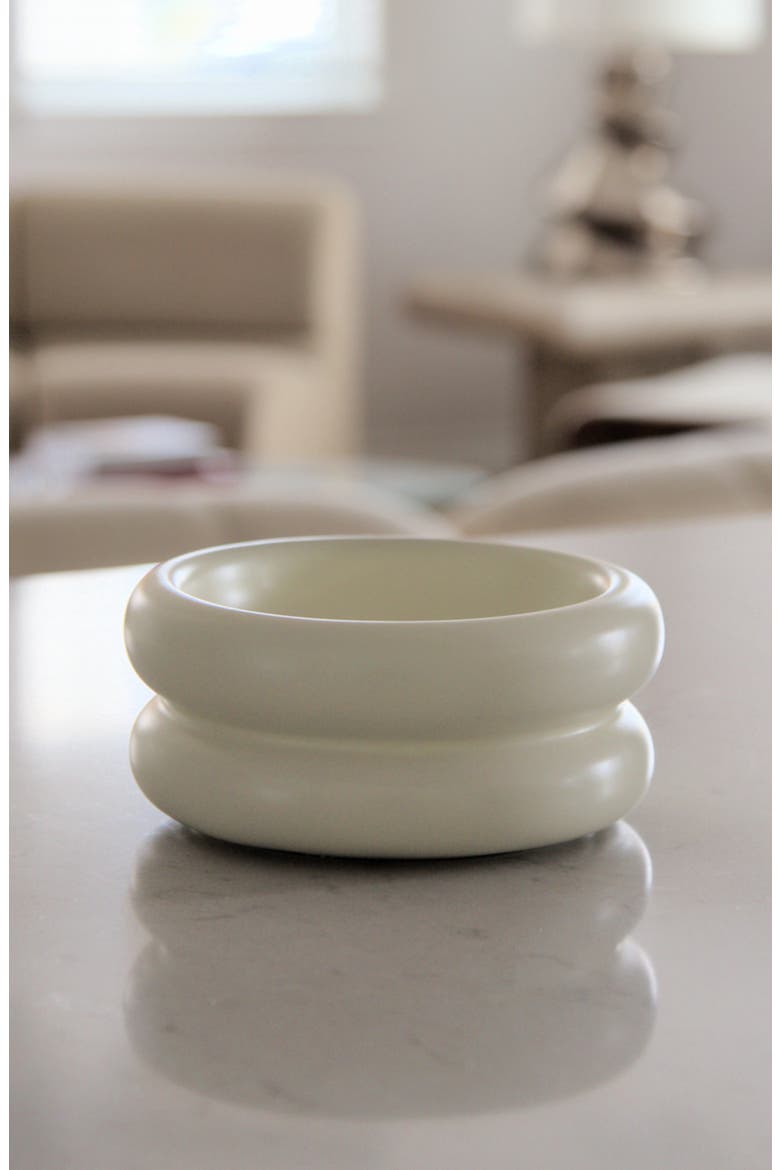 Halo Elevated Cat Bowl, Alternate, color, WHITE