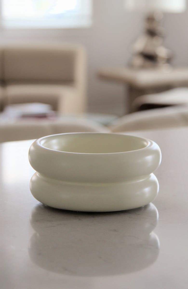 Catenary Halo Elevated Cat Bowl, Alternate, color, White