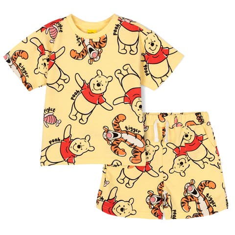 Winnie the Pooh Baby French Terry 2-Piece T-Shirt and Shorts Set (Baby)