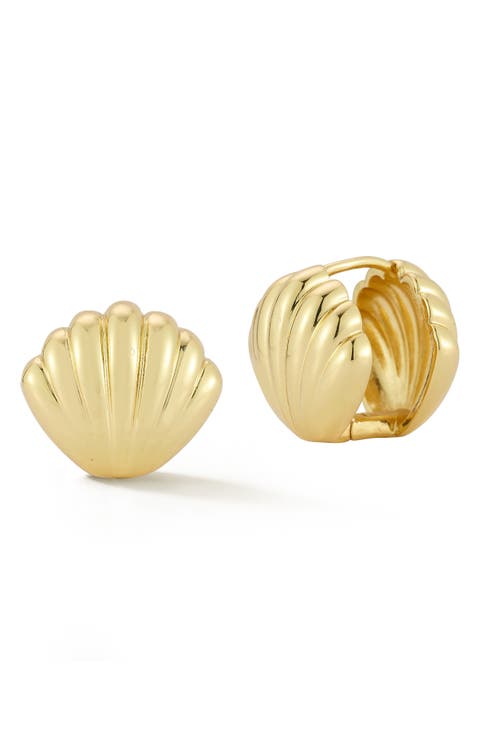Shell Hoop Earrings