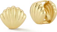 GLAZE JEWELRY Shell Hoop Earrings