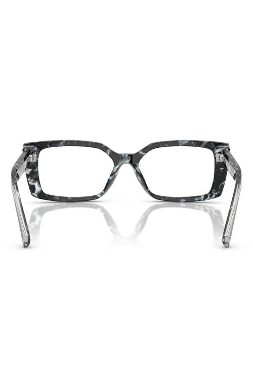 Tiffany & Co . 54mm Rectangular Optical Glasses In Brown