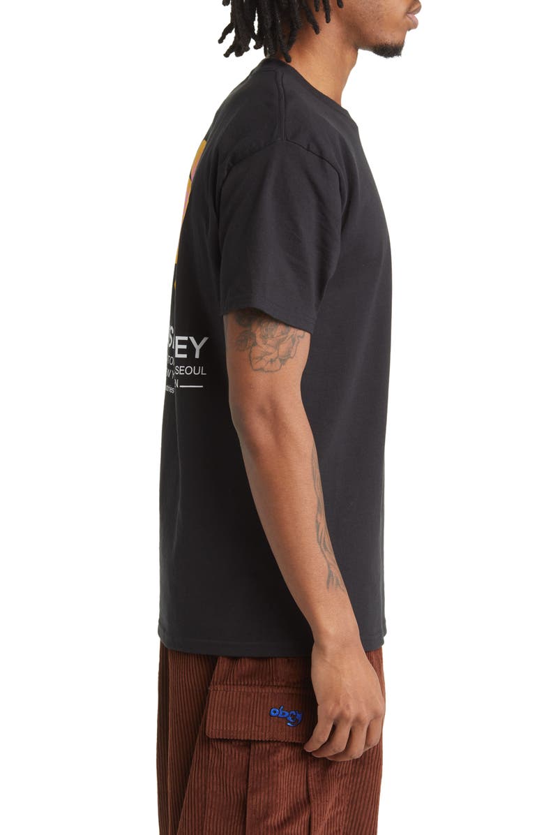 Obey House of Flower Graphic Tee, Alternate, color, 