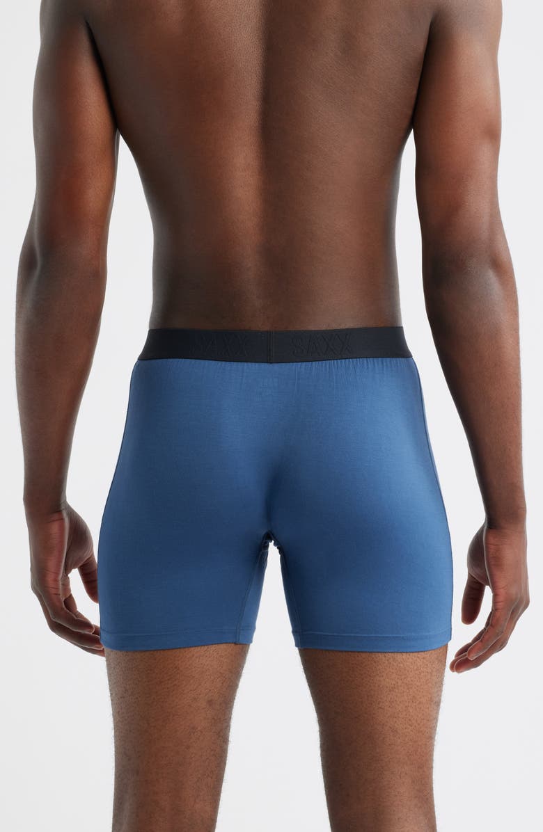 SAXX Assorted 2-Pack Ultra Super Soft Boxer Briefs, Alternate, color, Batik Stripe/ Dark Denim