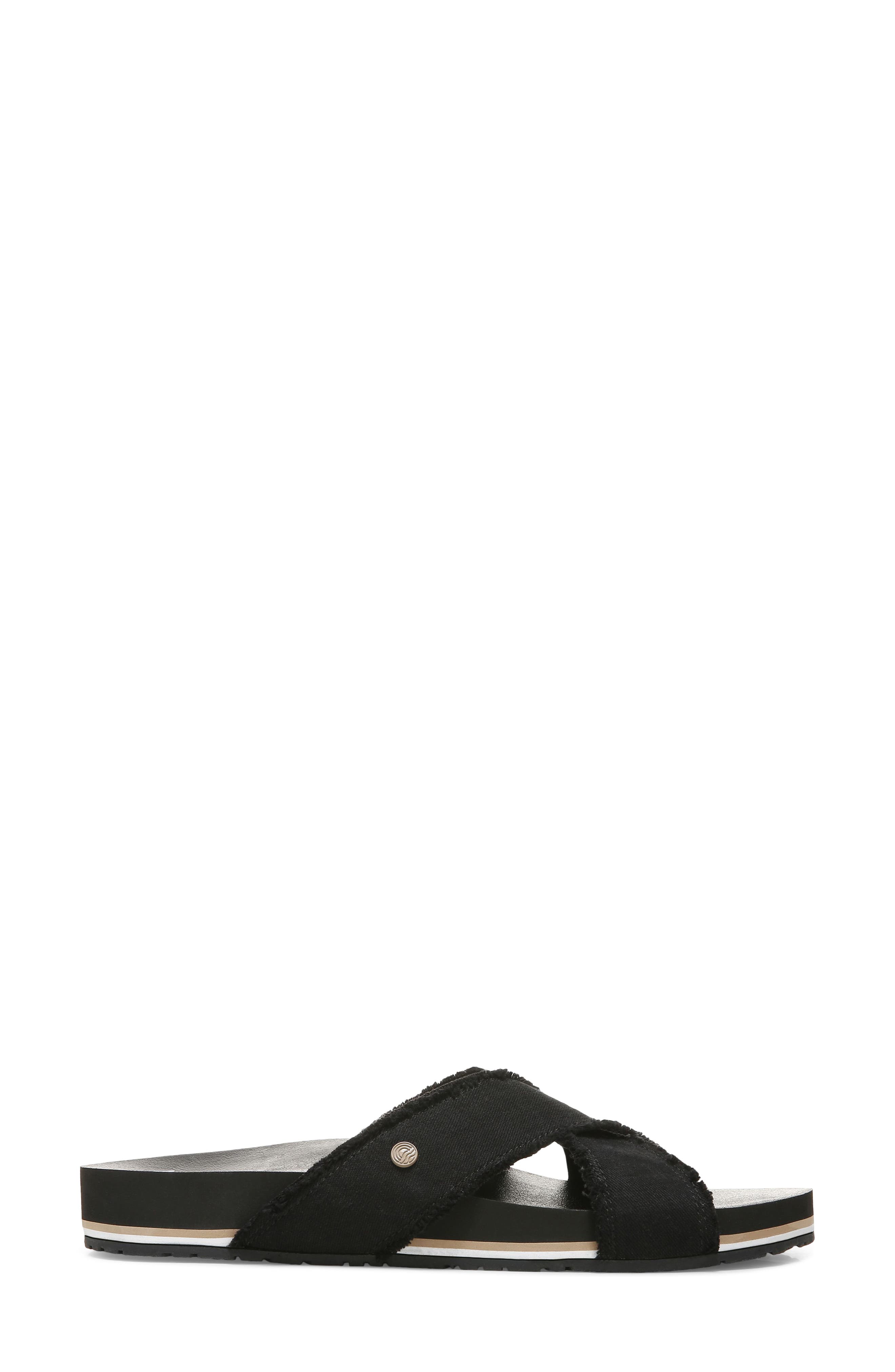 Vionic Panama Frayed Strap Slide Sandal, Alternate, color, 