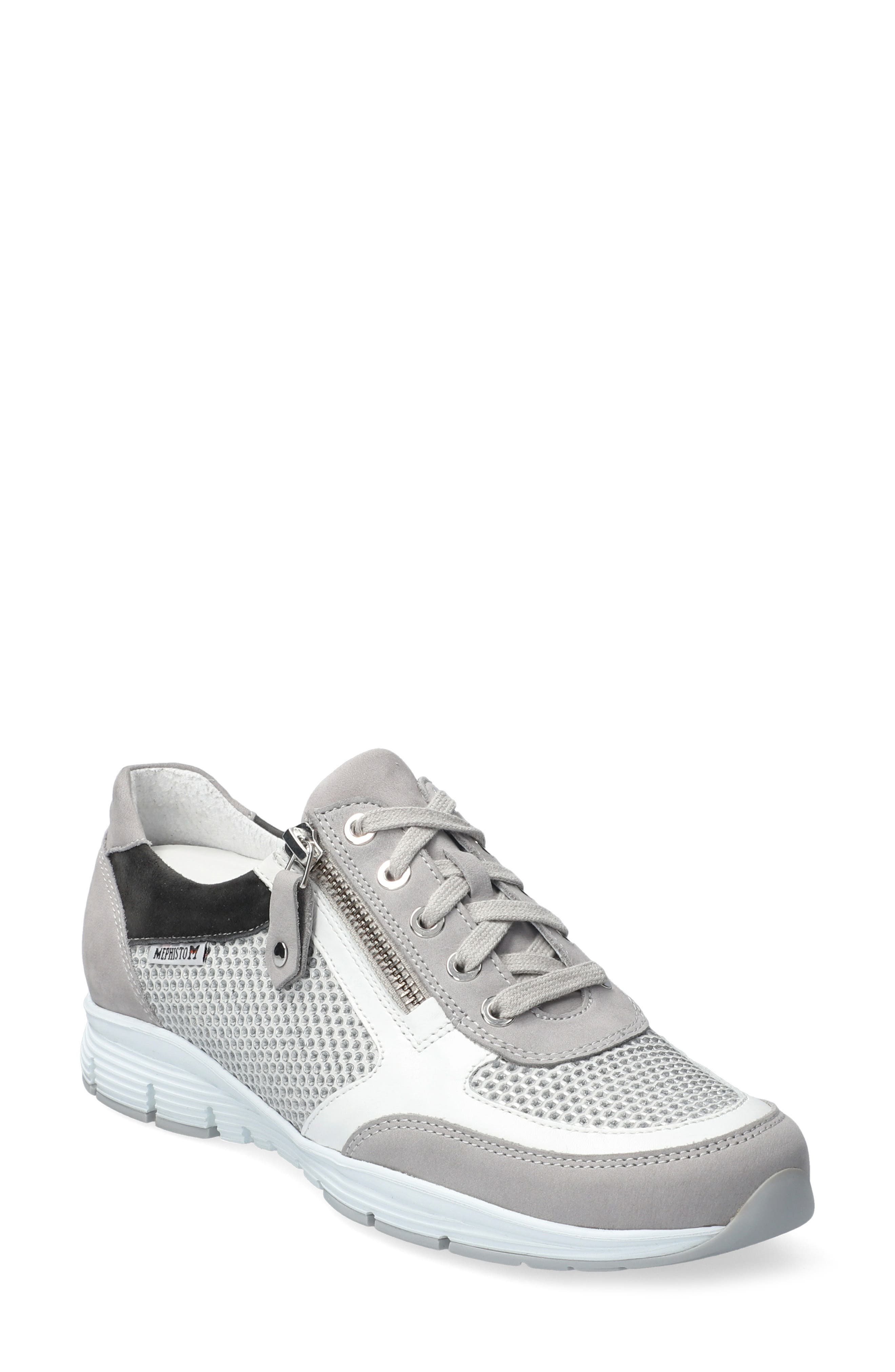 Mephisto Ylona Sneaker, Main, color, Light Grey