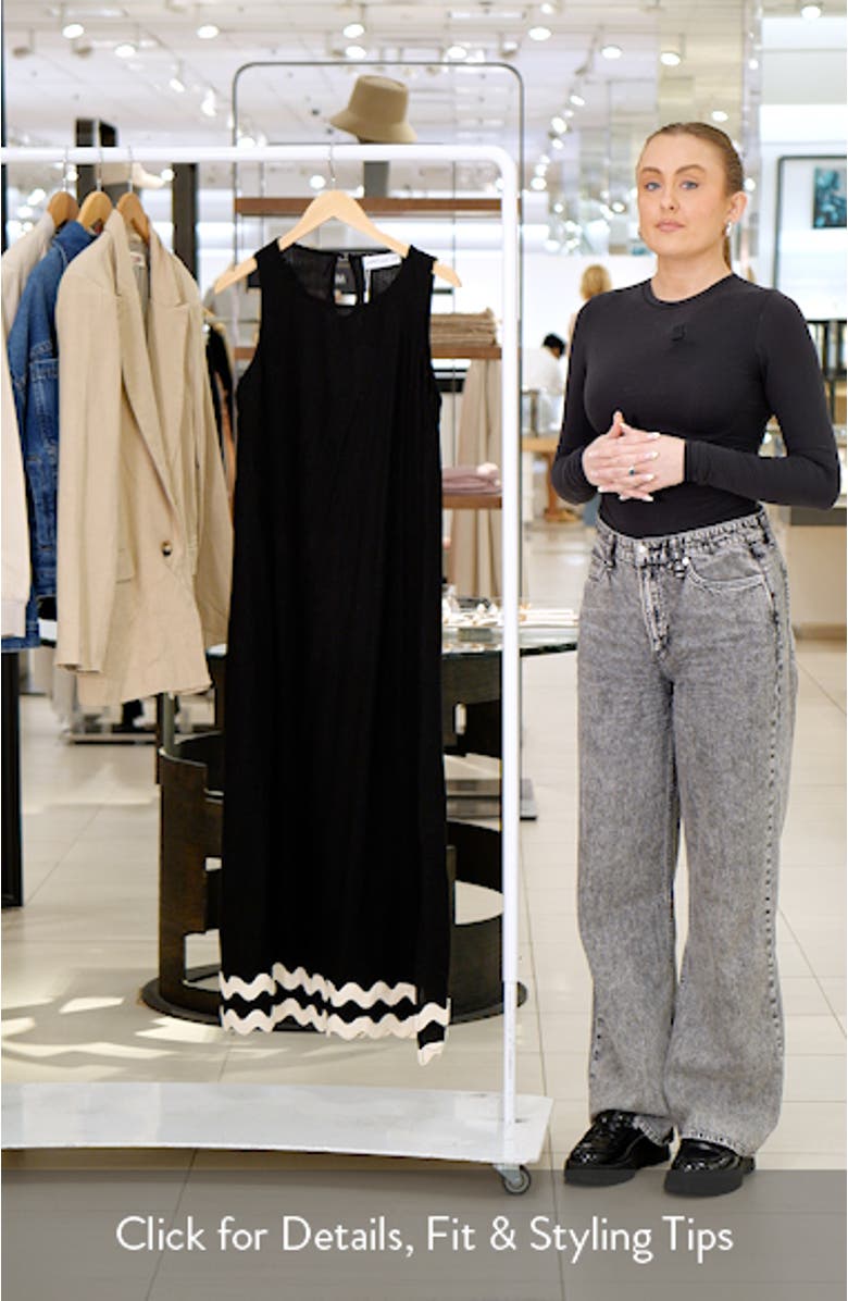 Juno Rickrack Trim Maxi Dress, sales video thumbnail