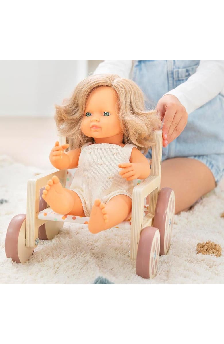 Miniland Wheelchair for Dolls up to 15", Alternate, color, Beige Multi