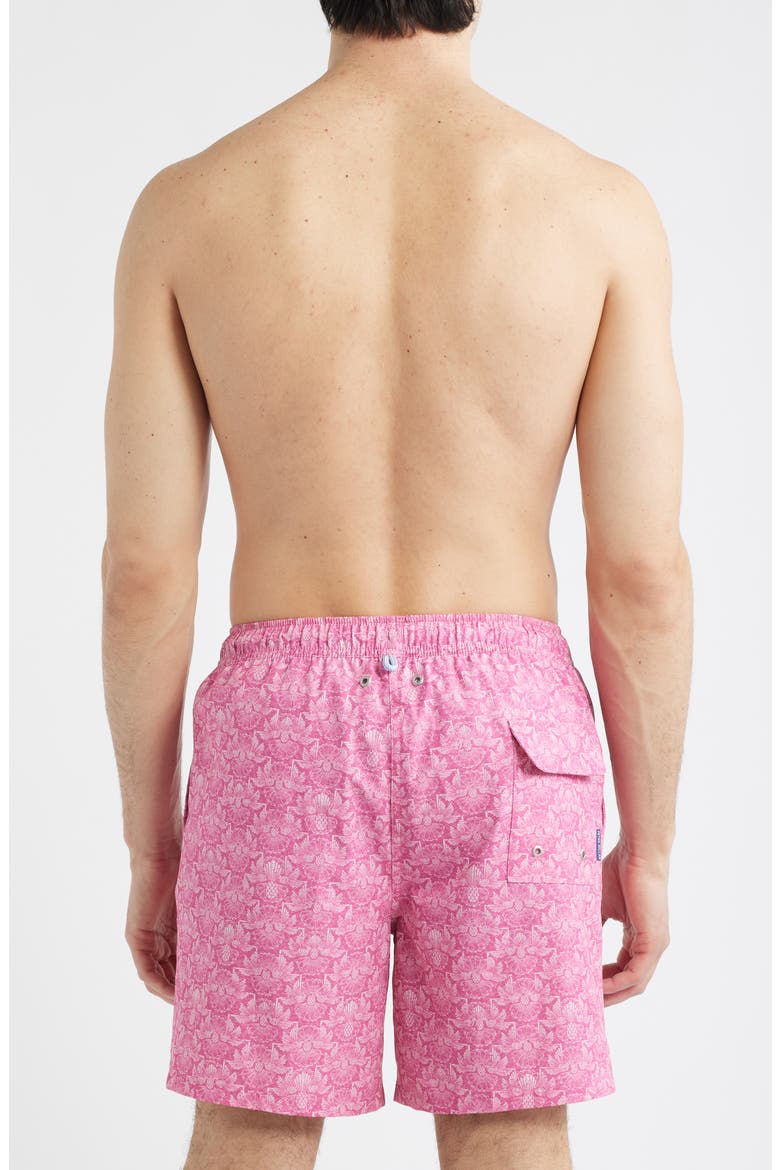 Pina Colada Swim Trunks, Alternate, color, PINK RUBY