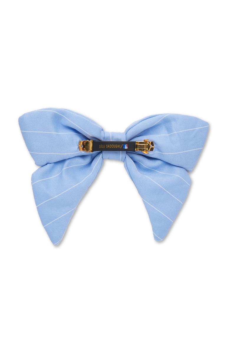 Lele Sadoughi MLB St Louis Cardinals Bow Barrette, Alternate, color, Sky 400