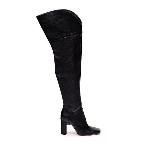 Tiannia Barnes Cullinan Over-the-knee Boot In Black