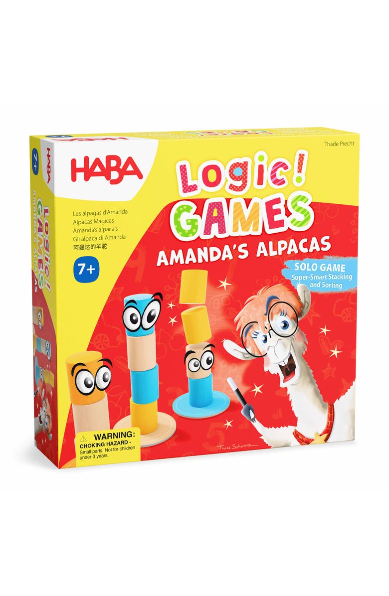 HABA Amanda's Alpacas Logic Game, Main, color, Multi