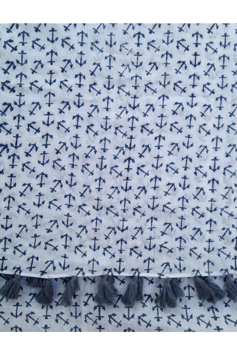 Anchor Blue Scarf, Alternate, color, Anchor Blue Scarf