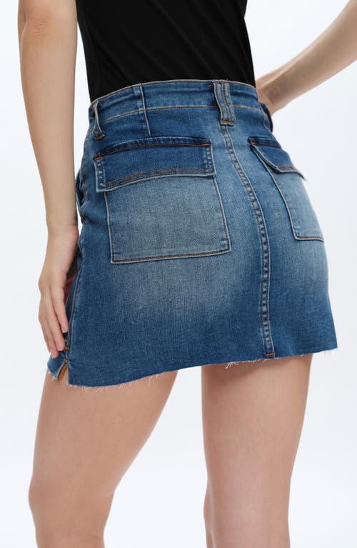 Bayeas Cutoff Denim Miniskirt