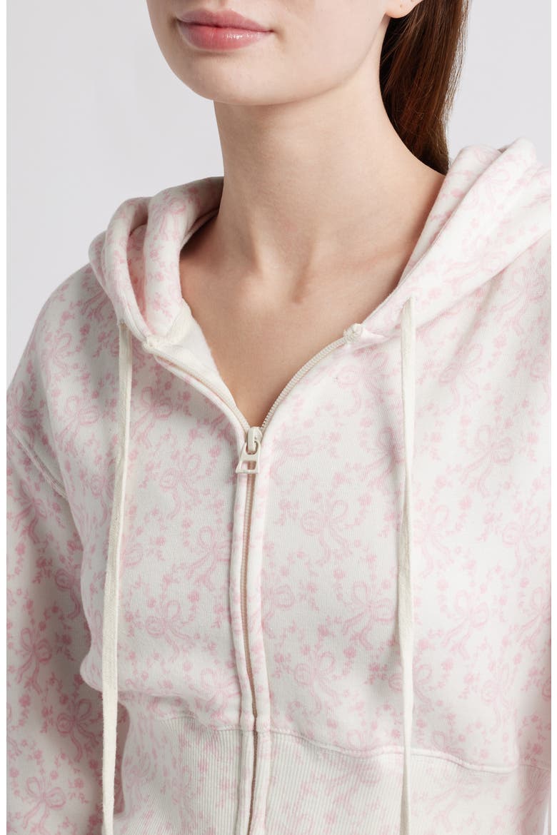 Arienne Ribbon Print Hoodie, Alternate, color, CHANTILLY